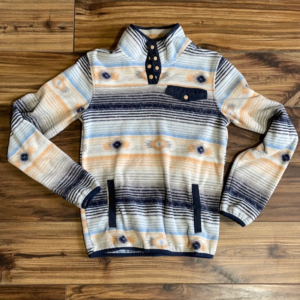 Women’s Aztec cinch pull over
